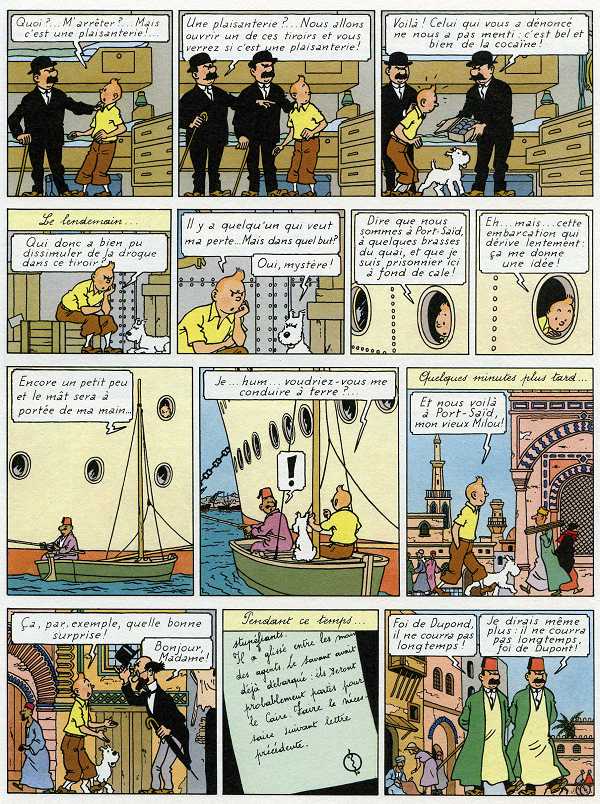 Tintin Tome Les Cigares Du Pharaon Dition De Casterman