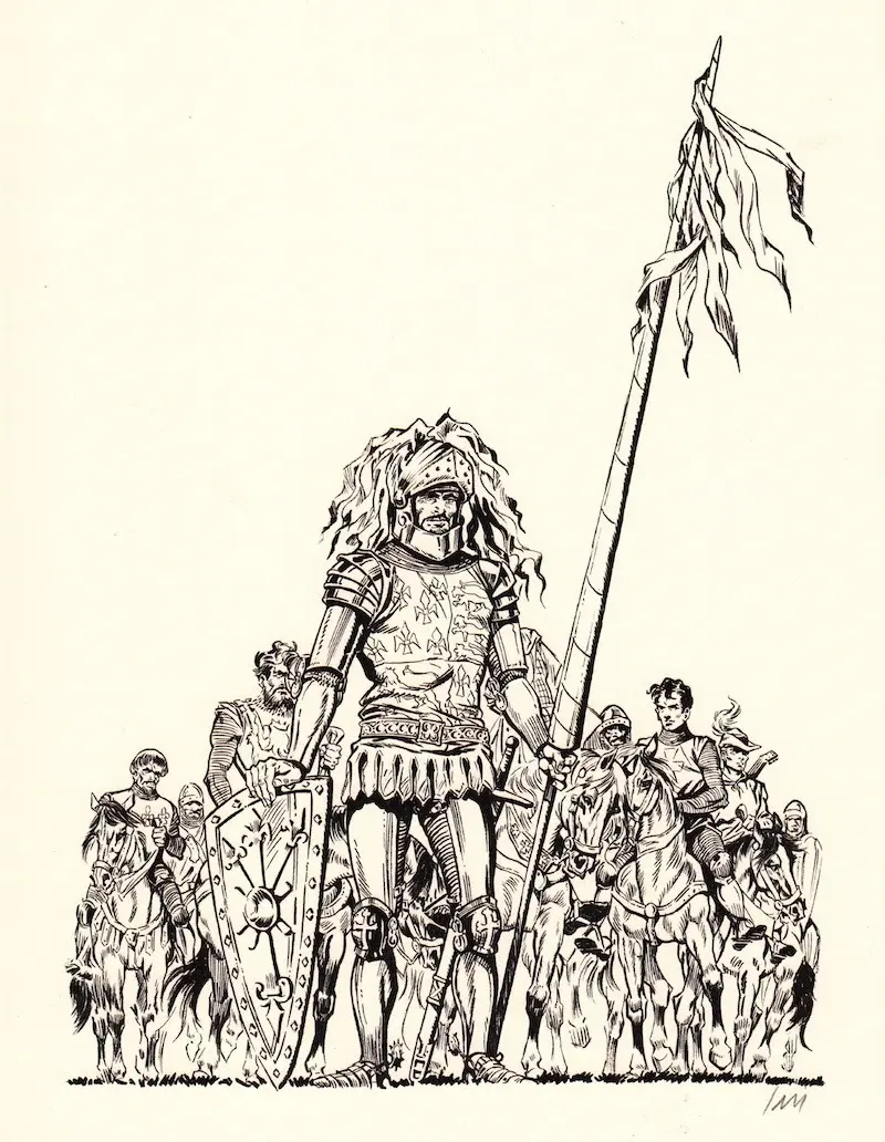 Autre de l'album Thierry le chevalier Tome 2 Pour Dieu et pour le Roi