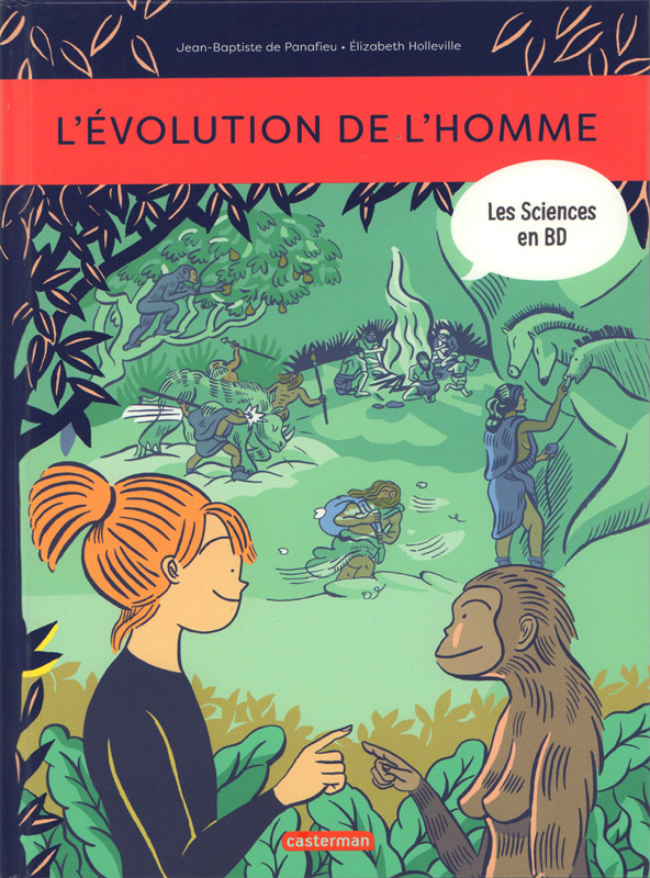 Couverture de l'album Les sciences en BD Tome 1 L'évolution de l'homme