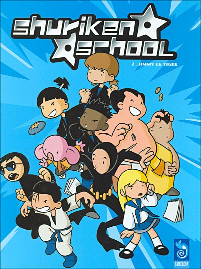 Couverture de l'album Shuriken School Tome 2 Jimmy le tigre