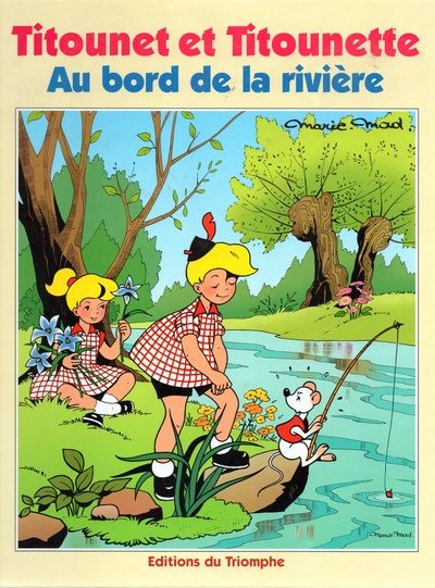 Couverture de l'album Titounet et Titounette Triomphe Tome 6 Au bord de la rivière