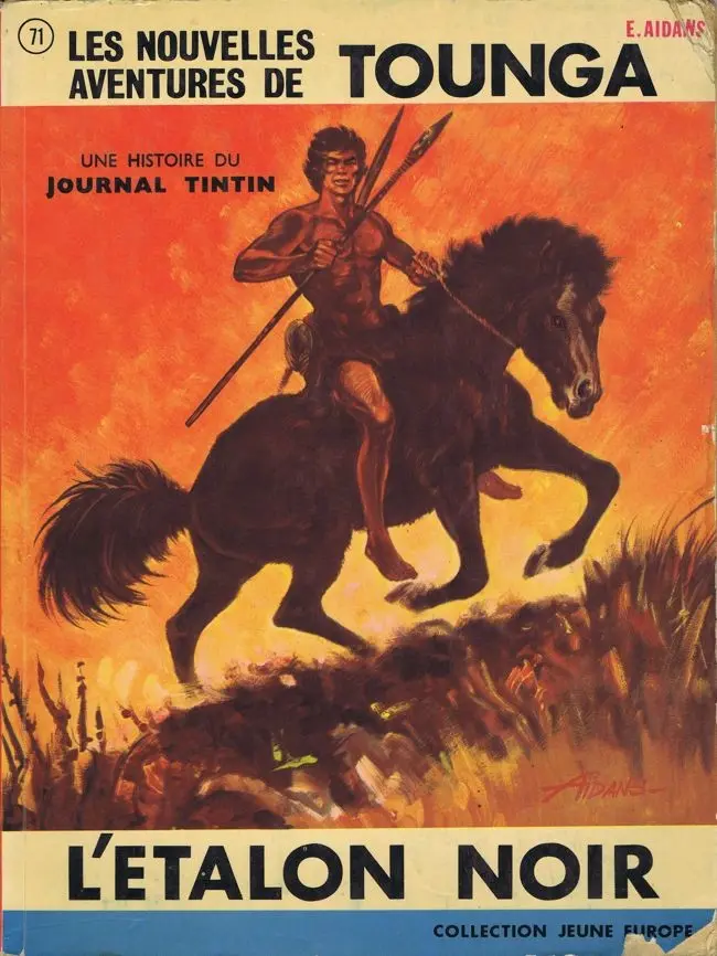 Couverture de l'album Tounga Tome 9 L'étalon noir