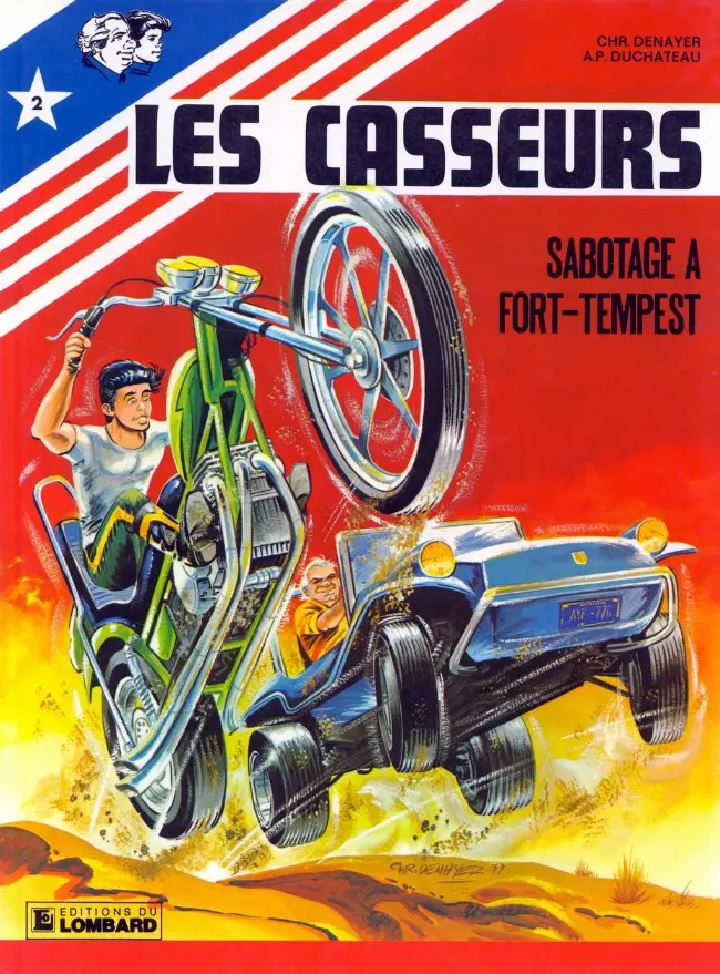 Couverture de l'album Les Casseurs Tome 2 Sabotage à Fort-Tempest