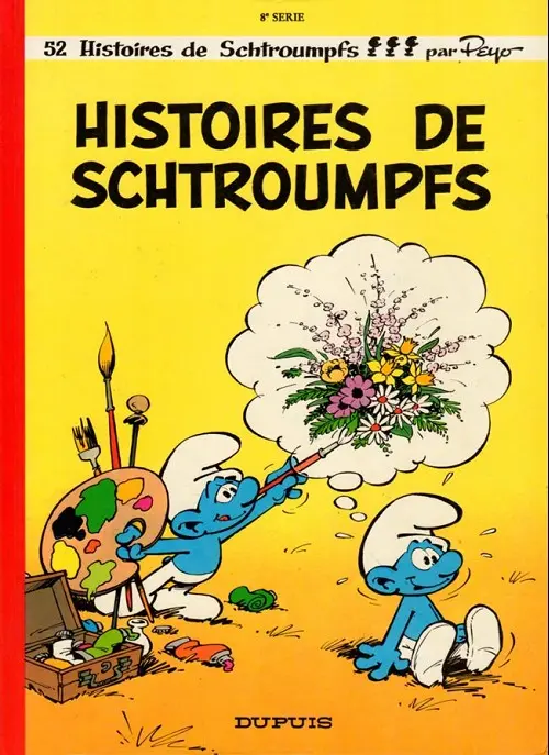 Couverture de l'album Les Schtroumpfs Tome 8 Histoires de Schtroumpfs