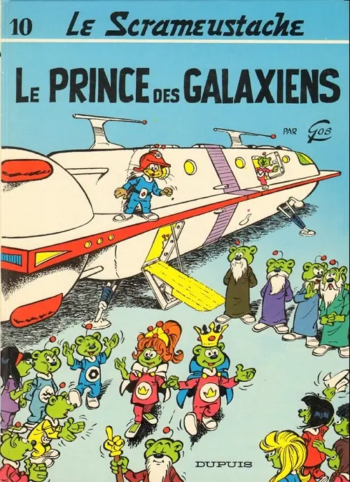 Couverture de l'album Le Scrameustache Tome 10 Le prince des galaxiens