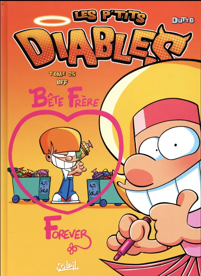 Couverture de l'album Les P'tits diables Tome 25 BFF - Bête frère forever