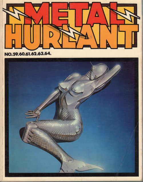 Couverture de l'album Métal Hurlant 13 Recueil Métal Hurlant n°59 à 64