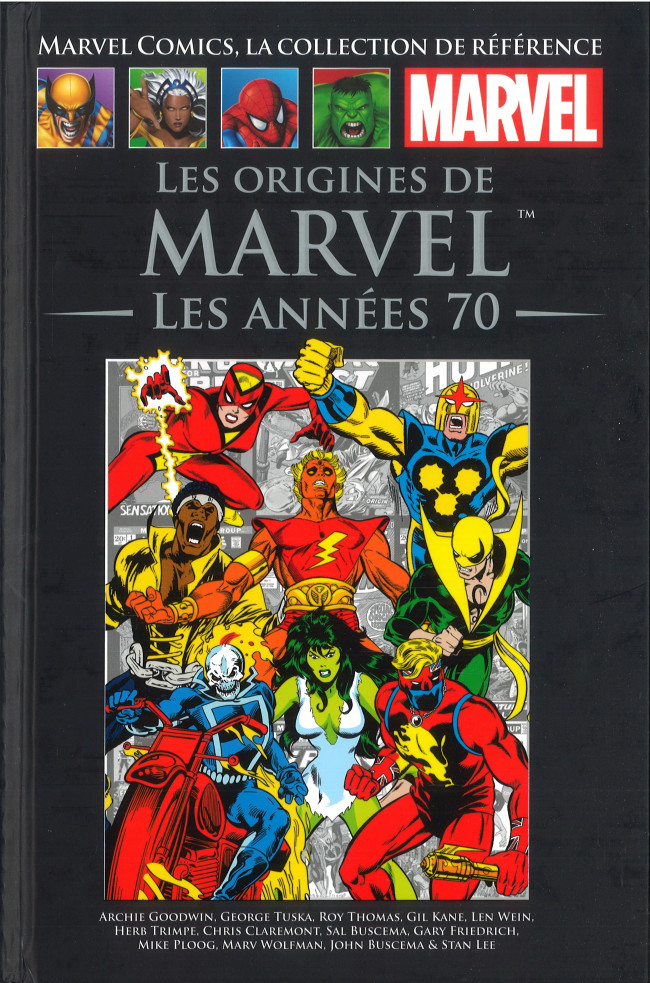 Couverture de l'album Marvel Comics - La collection de référence Tome 110 Les Origines de Marvels - Les Années 70