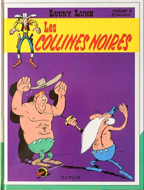 Couverture de l'album Lucky Luke Tome 21 Les collines noires