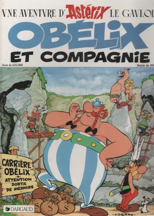 Couverture de l'album Astérix Tome 23 Obélix et compagnie