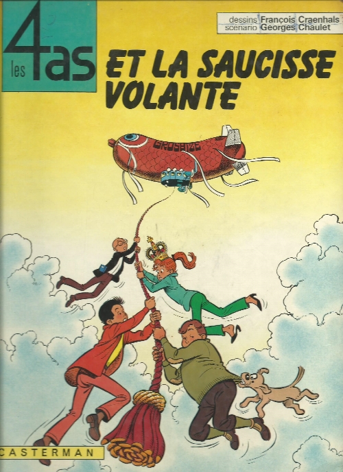 Couverture de l'album Les 4 as Tome 14 les 4 as et la saucisse volante