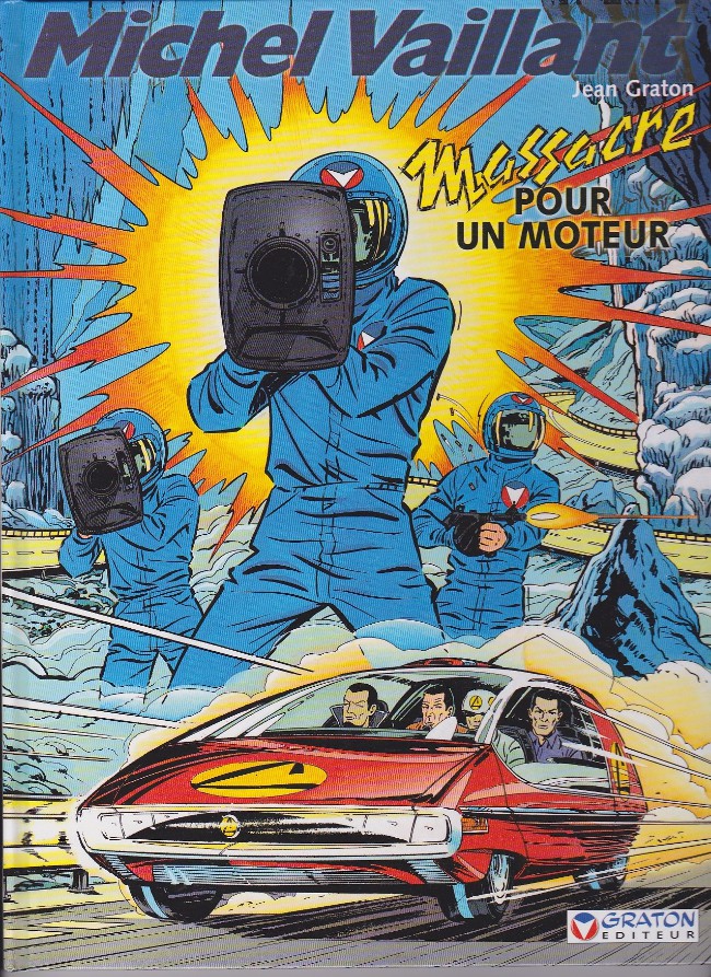 Couverture de l'album Michel Vaillant Tome 21 Massacre pour un moteur