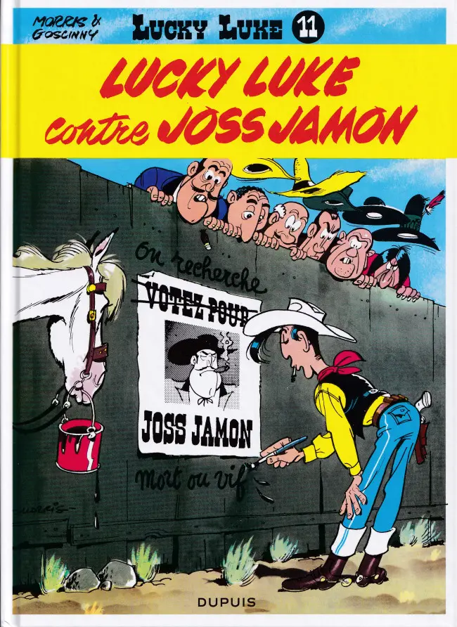Couverture de l'album Lucky Luke Tome 11 Lucky Luke contre Joss Jamon