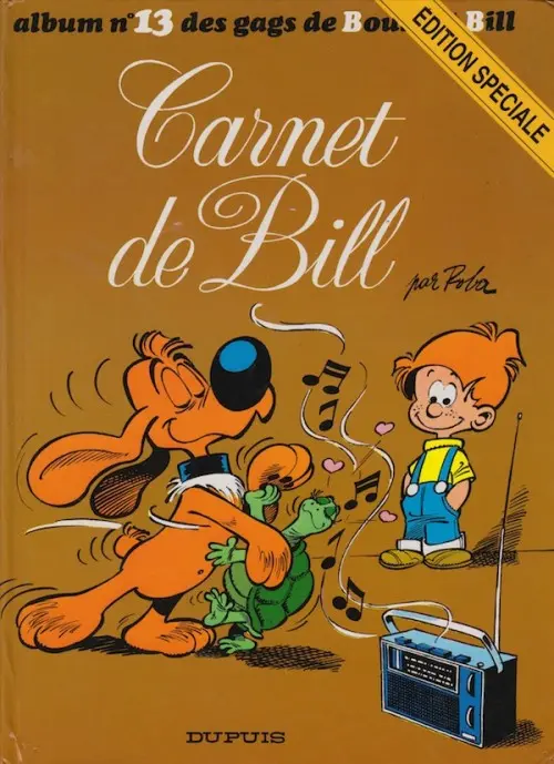 Couverture de l'album Boule & Bill Tome 13 Carnet de Bill