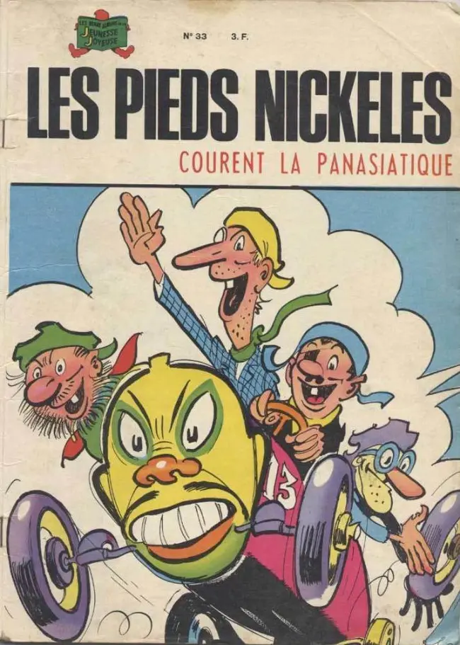Couverture de l'album Les Pieds Nickelés Tome 33 Les Pieds Nickelés courent la Panasiatique