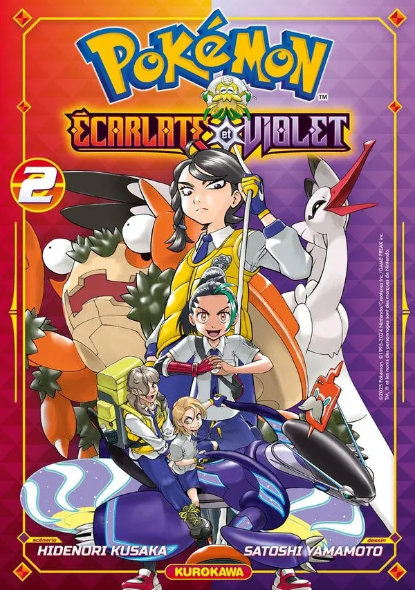 Couverture de l'album Pokémon - La grande aventure : Ecarlate et Violet 2
