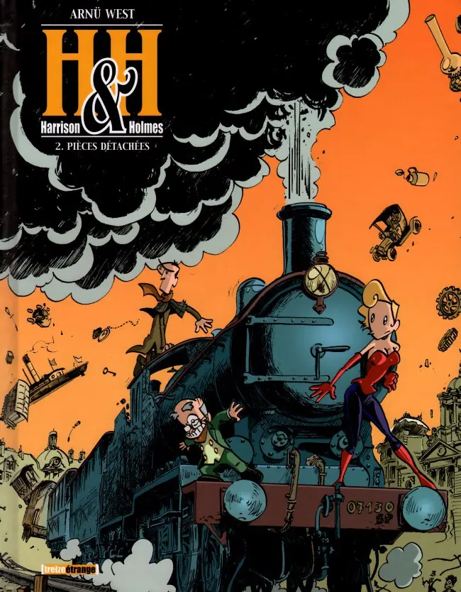 Couverture de l'album Harrison & Holmes Tome 2 Pièces détachées
