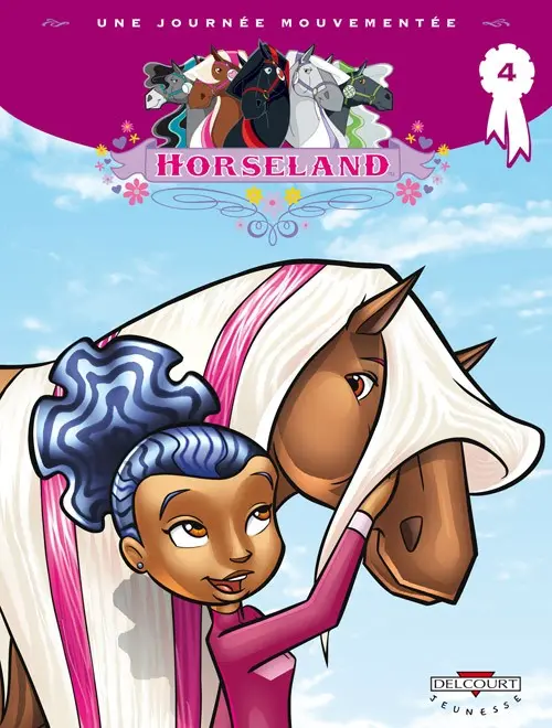 Couverture de l'album Horseland Tome 4 Une journée mouvementée