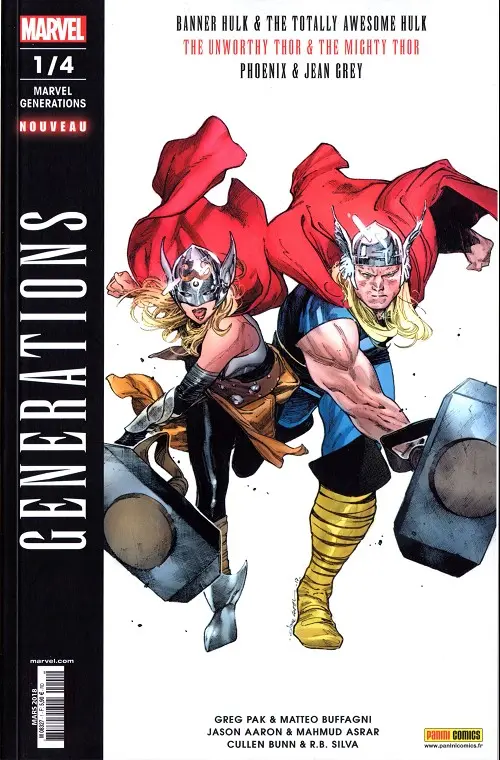 Couverture de l'album Marvel Generations 1/4