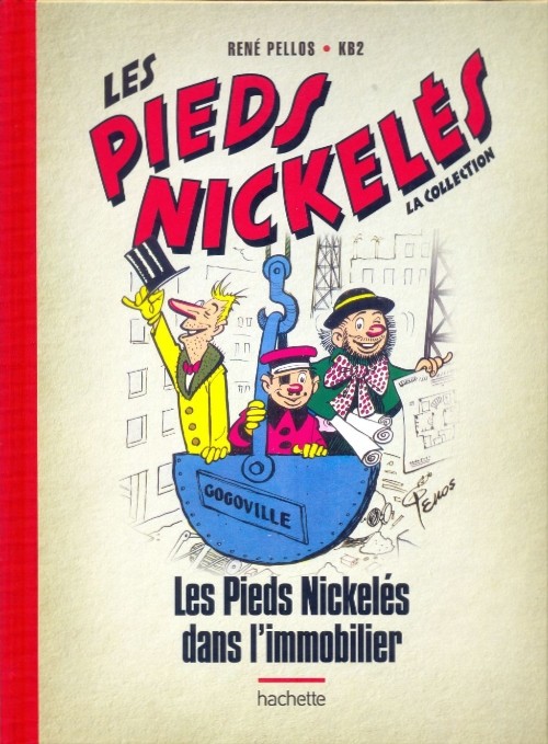Couverture de l'album Les Pieds Nickelés - La collection Tome 8 Les Pieds Nickelés dans l'immobilier