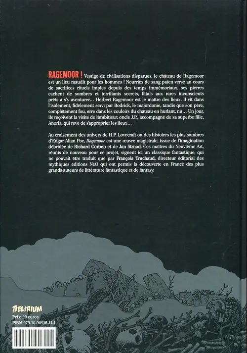 Verso de l'album Ragemoor