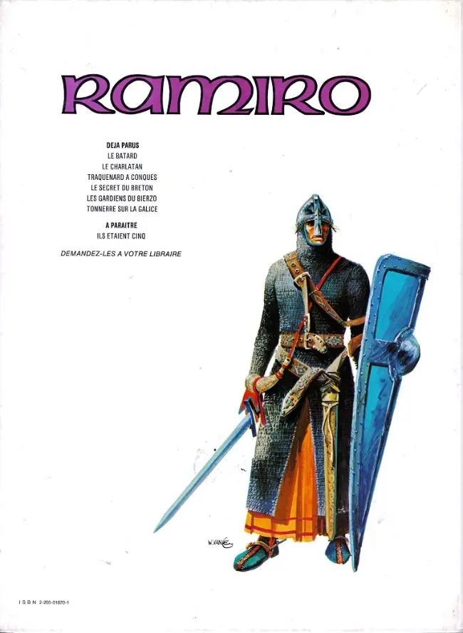 Verso de l'album Ramiro Tome 6 Tonnerre sur la Galice : Mission pour Compostelle 4