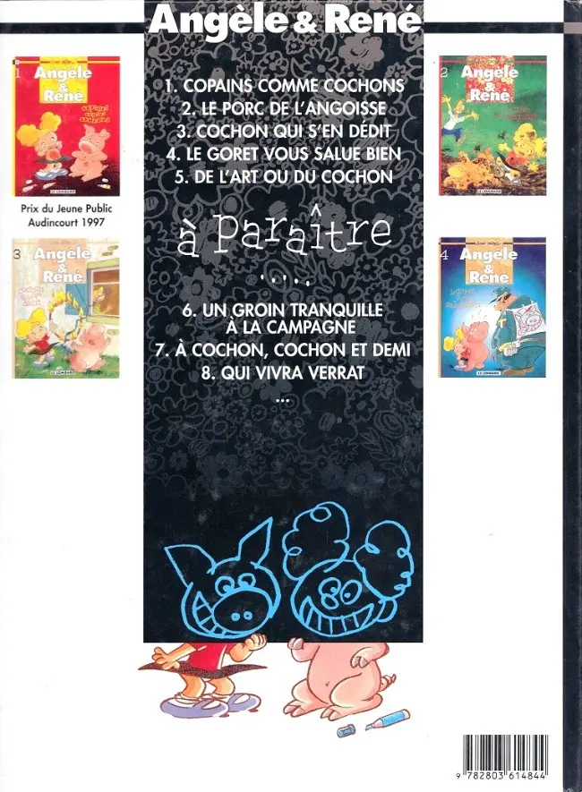 Verso de l'album Angèle & René Tome 5 De l'art ou du cochon