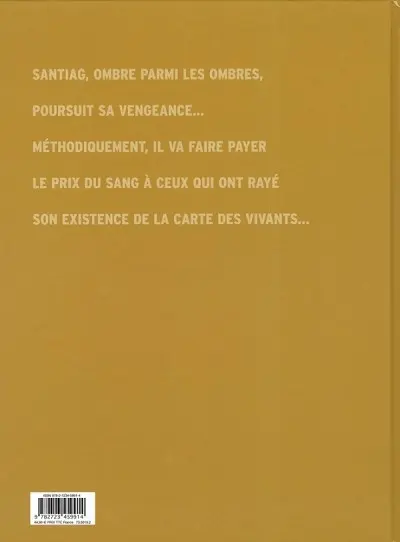 Verso de l'album Santiag