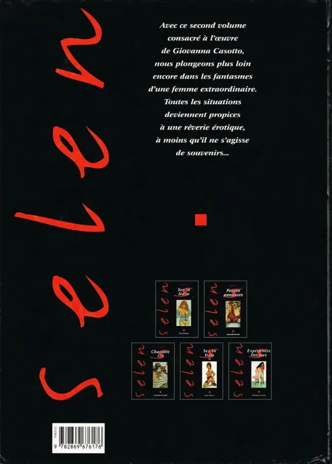 Verso de l'album Selen présente... Tome 5 Expériences Intimes