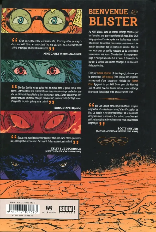 Verso de l'album Six-Gun Gorilla