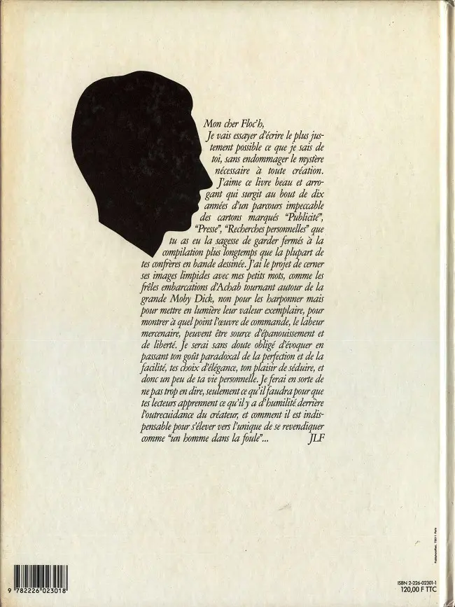 Verso de l'album Un homme dans la foule