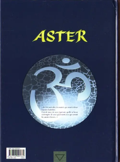 Verso de l'album Aster Tome 4 Tattva