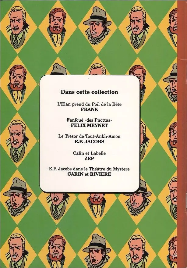 Verso de l'album Le Théâtre du mystère
