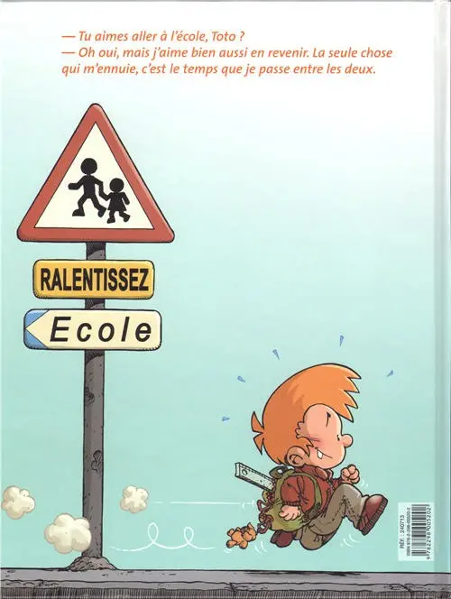 Verso de l'album Les Blagues de Toto Tome 4 Tueur à gags