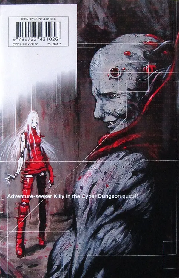Verso de l'album Blame ! Tome 1