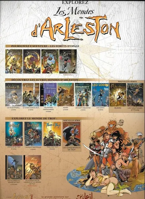 Verso de l'album Les Forêts d'Opale Tome 1 Le bracelet de Cohars