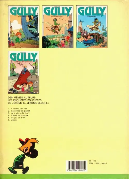Verso de l'album Gully Tome 3 Le poisson bleu