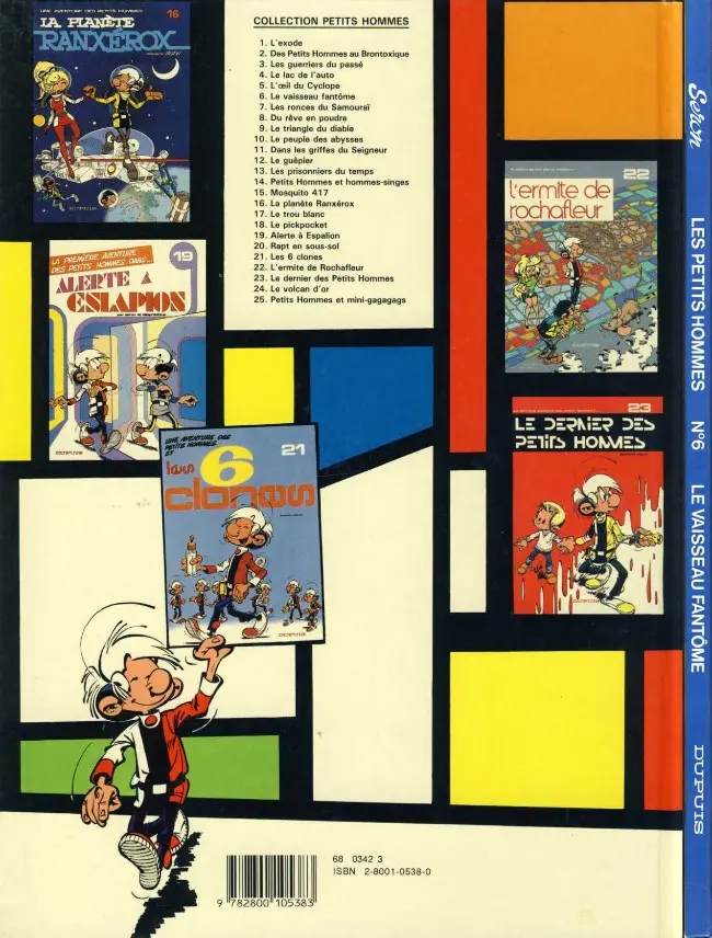 Verso de l'album Les Petits hommes Tome 6 Le vaisseau fantôme