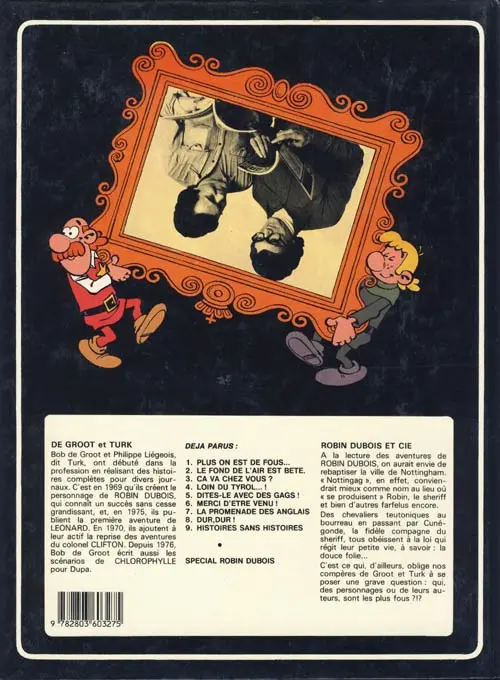Verso de l'album Robin Dubois Tome 4 Loin du Tyrol