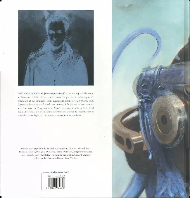 Verso de l'album Mécanhumanimal