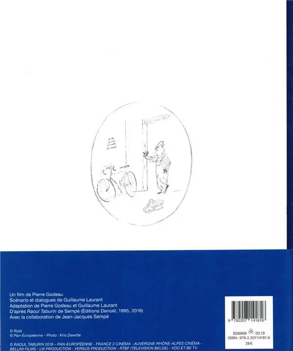 Verso de l'album Raoul Taburin