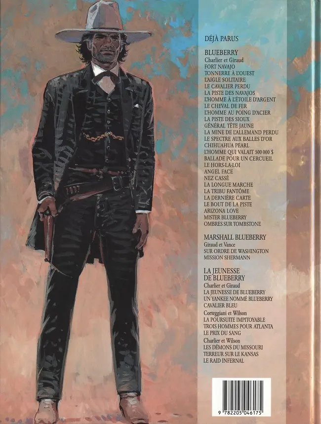 Verso de l'album Blueberry Tome 25 Ombres sur Tombstone