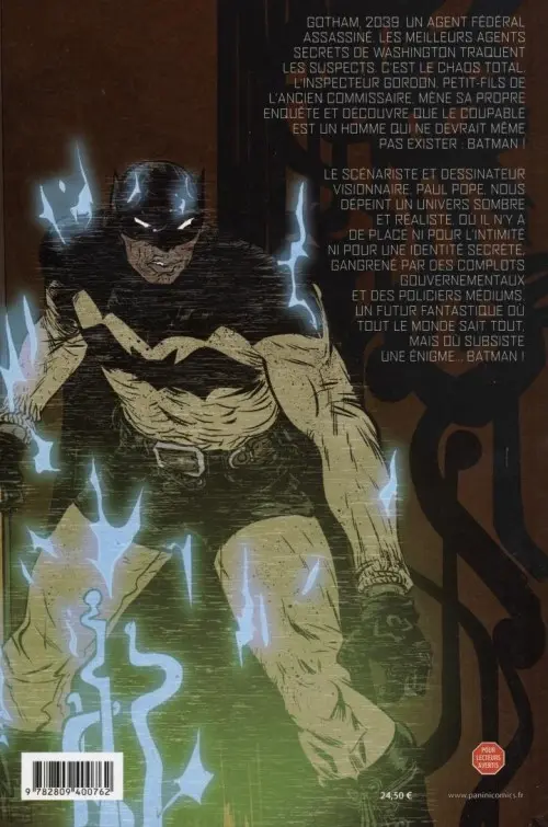 Verso de l'album Batman : Année 100