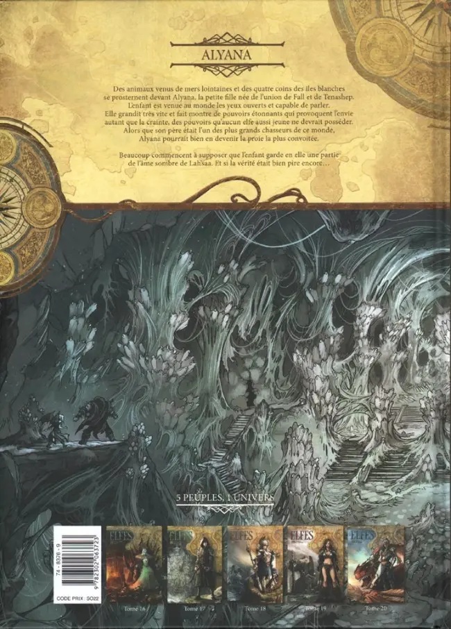 Verso de l'album Elfes Tome 18 Alyana