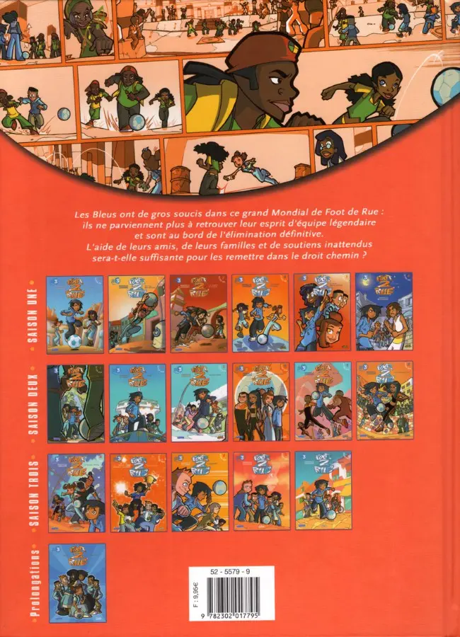 Verso de l'album Foot 2 rue Tome 17 L'esprit d'équipe