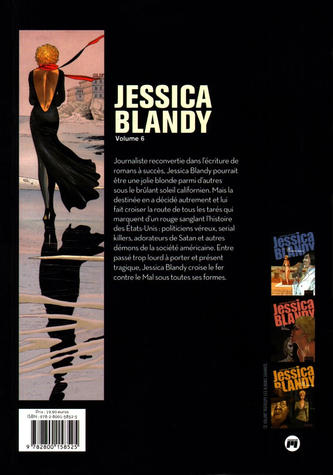 Verso de l'album Jessica Blandy Intégrale Volume 6