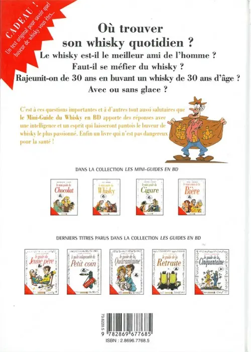 Verso de l'album Le Mini-guide ... Tome 16 Le mini-guide du whisky