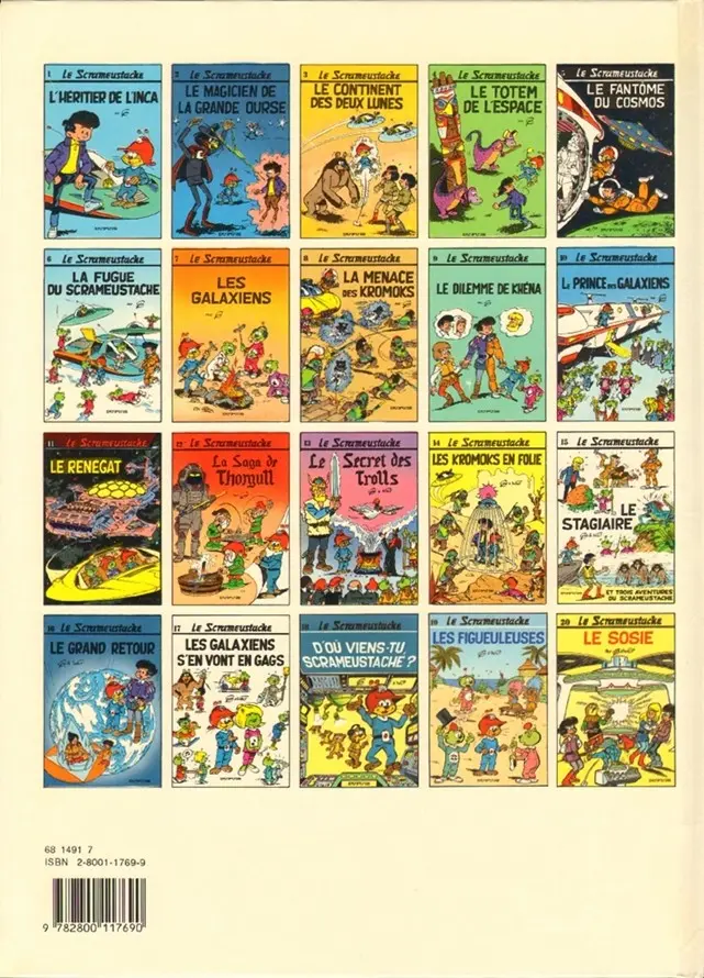 Verso de l'album Le Scrameustache Tome 20 Le sosie