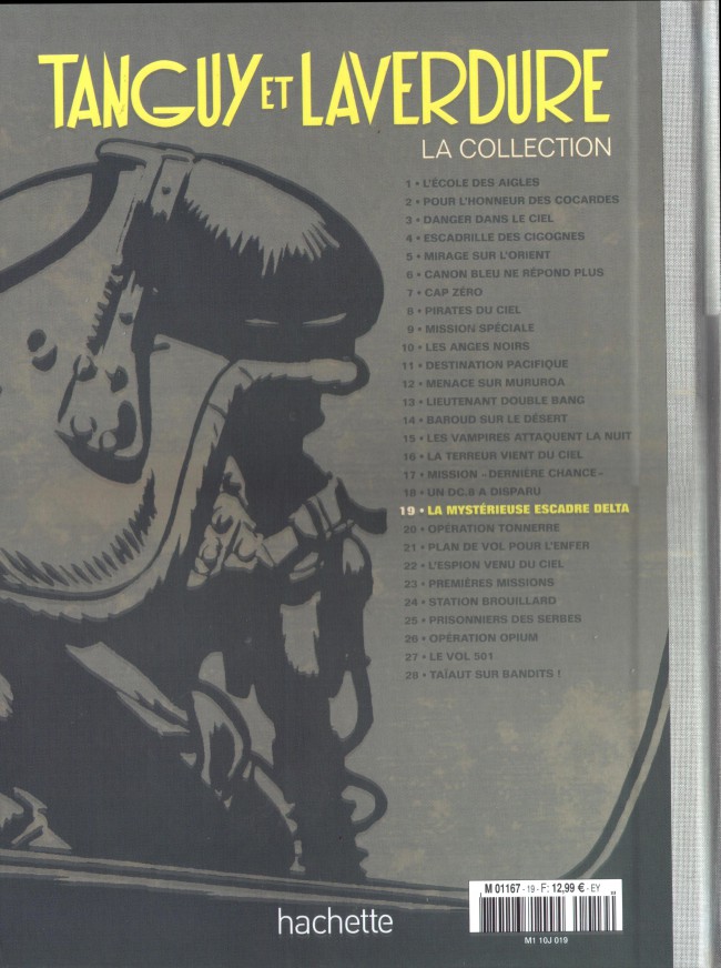 Verso de l'album Tanguy et Laverdure - La Collection Tome 19 La mystérieuse escadre delta