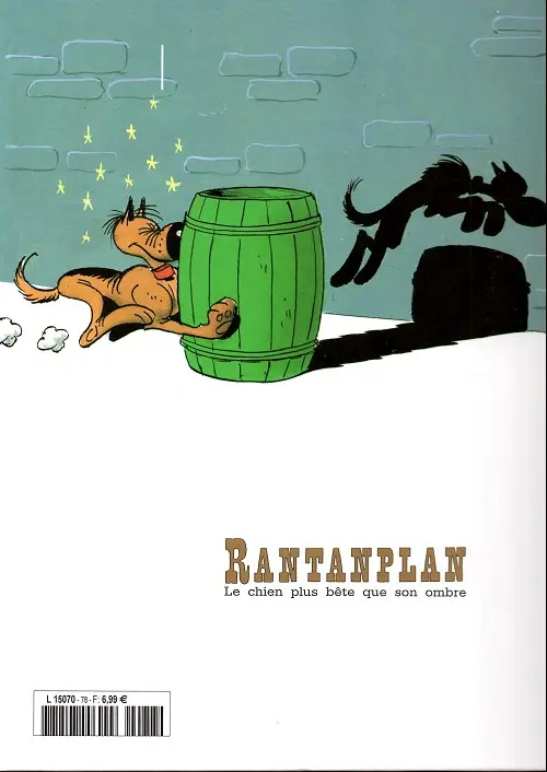 Verso de l'album Lucky Luke La collection Tome 78 Rantanplan - Le fugitif